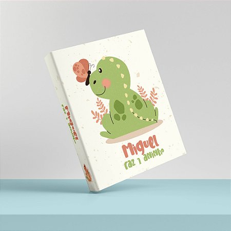 Album Fichário Para Fotos - Dino Cute II