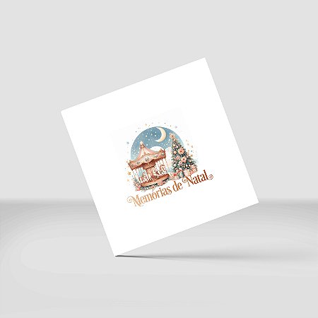 Álbum Scrapbook Natal - Carrossel
