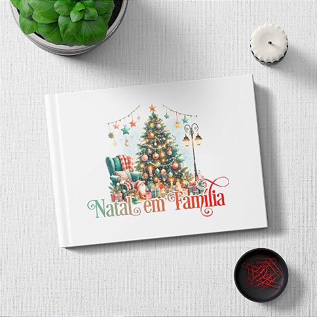 Álbum Scrapbook Mini Árvore de Natal