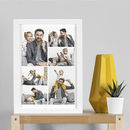 Quadro Luxo Dia dos Pais Montagem