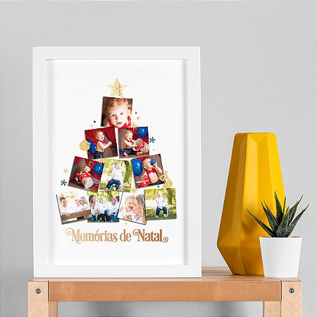 Quadro Luxo Memórias de Natal