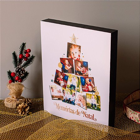 Quadro Vintage Personalizado de Natal