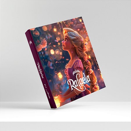 Album Fichário Para Fotos - Rapunzel Personalizado