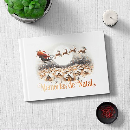 Álbum Scrapbook Mini Natal - Papai Noel