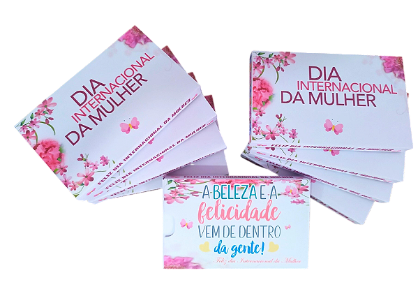 10 Caixas para Kit Kat - Dia Internacional da Mulher
