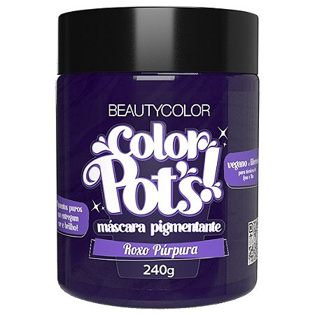 Color Pot's Máscara Pigmentante Roxo Púrpura 240g - Beauty Color