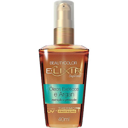 Óleo Elixir Óleos Exóticos E Argan 40ml - Beauty Color
