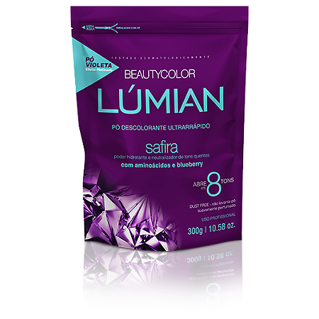 Pó Descolorante Safira Lúmian 300g - Beauty Color