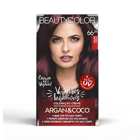 Coloração Kit 66.26 Marsala Infalível - Beauty Color