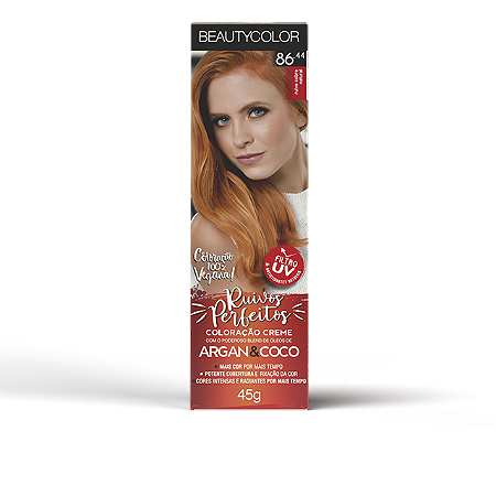 Coloração Individual 86.44 Ruivo Cobre Natural - Beauty Color