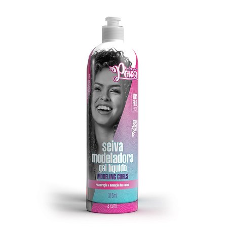 Gel Líquido Seiva Modeladora Modeling Curls 315ml - Soul Power