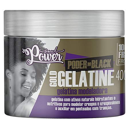 Gelatina Modeladora Black Gold Gelatine 400g - Soul Power