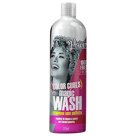 Shampoo Sem Sulfato Color Curls Magic Wash 315ml - Soul Power