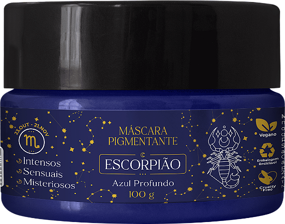 Máscara Pigmentante Signos 100g - Escorpião - Kamaleão Color