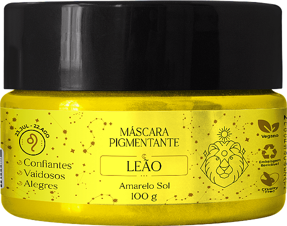 Máscara Pigmentante Signos 100g - Leão - Kamaleão Color