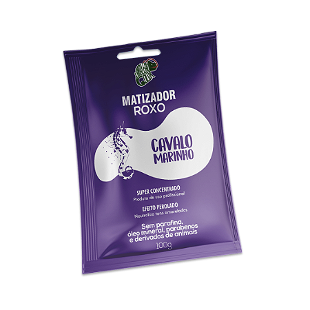 Matizador Roxo Efeito Perolado 100g - Cavalo Marinho - Kamaleão Color