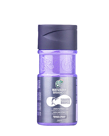 Matizador Branco Efeito Platinado 150ml - Tubarão Branco - Kamaleão Color