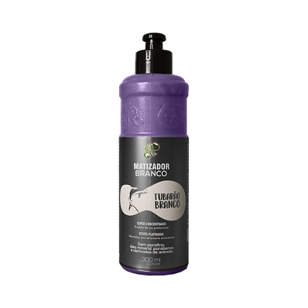 Matizador Branco Efeito Platinado 300ml - Tubarão Branco - Kamaleão Color