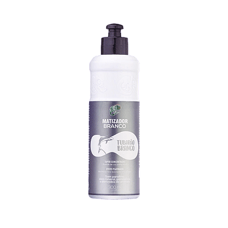 Matizador Branco Efeito Platinado 300ml - Tubarão Branco - Kamaleão Color