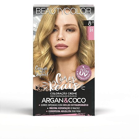 Coloração Kit 8.0 Louro Claro - Beauty Color