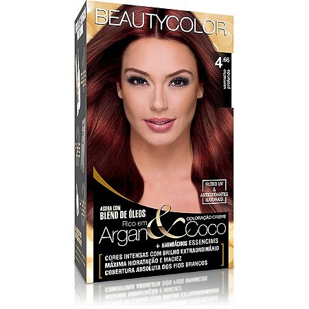[VAL: 04/25] Coloração Kit 4.66 Vermelho Profundo - Beauty Color