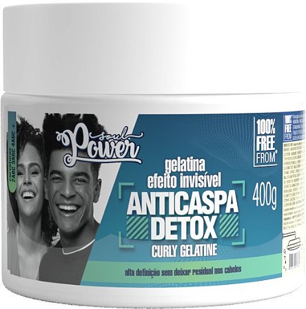 Gelatina Anticaspa Detox Curly Gelatine 400g - Soul Power