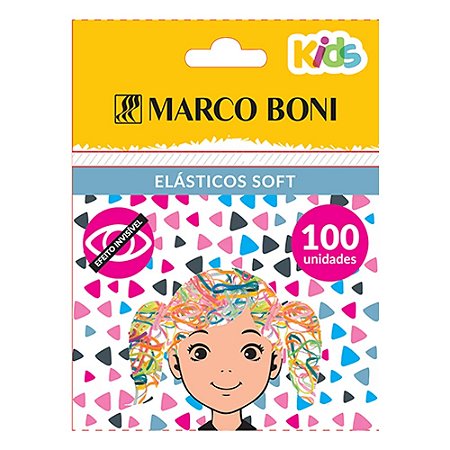 Elástico Soft Colorido 100 unidades 8253 - Marco Boni