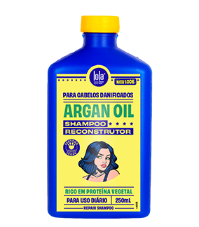 Shampoo Reconstrutor Argan Oil 250ml - Lola Cosmetics