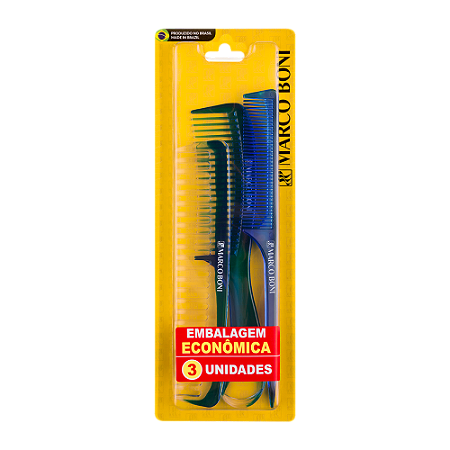 Kit c/ 3 Pentes uso diário 0257B - Marco Boni