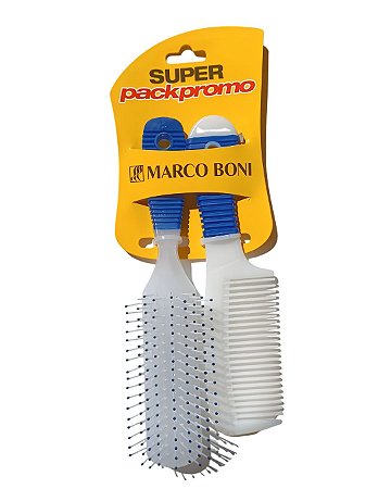 Kit Pente e Escova Embalagem Econômica 1215 - Marco Boni
