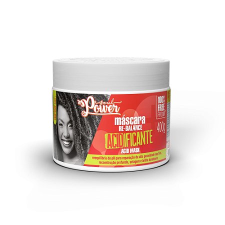 Máscara Re-Balance Acidificante acid mask 400g - Soul Power