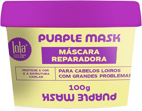 Purple Mask 100g - Lola Cosmetics
