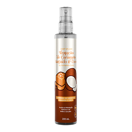 Body Splash de Caramelo Salgado e Coco 200ml - Kamaleão Color