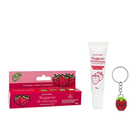 Balm Labial de Morango 10g - Kamaleão Color