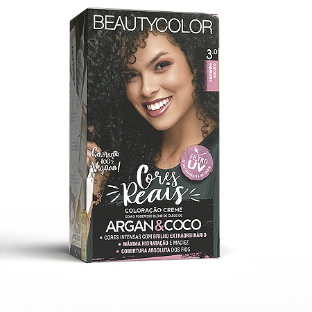 Coloração Kit 3.0 Castanho Escuro - Beauty Color