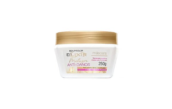Máscara Milagre Anti-Danos Elixir 250g - Beauty Color
