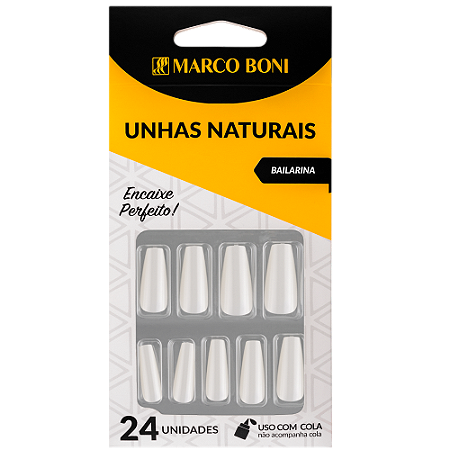 Unhas Postiças Naturais Bailarina 9719 - Marco Boni
