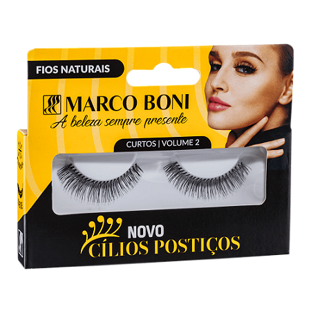 Cílios Postiços Naturais Curtos Vol.2 1038 - Marco Boni