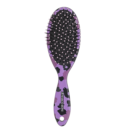 Escova Média Oval Almofadada Animal Print 7794T - Marco Boni
