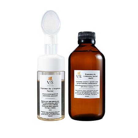 Kit Espuma de Limpeza Facial