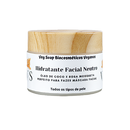Hidratante Facial Neutro de Rosa Mosqueta 50g