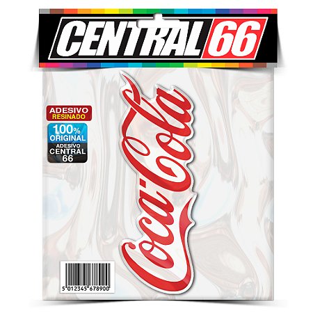 Adesivo Resinado Marca - Coca Cola Logo