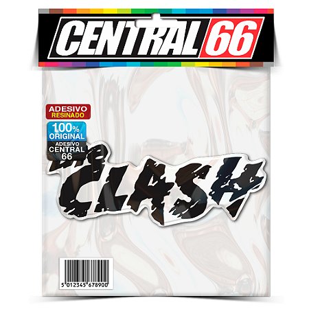 Adesivo Resinado Musica The Clash Logo