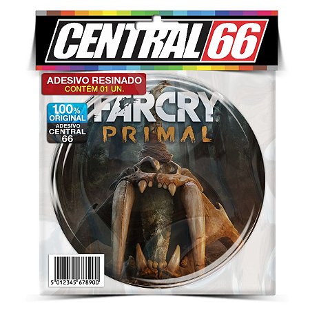 Adesivo Resinado Redondo Far Cry Primal