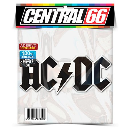 Adesivo Resinado Musica ACDC Logo