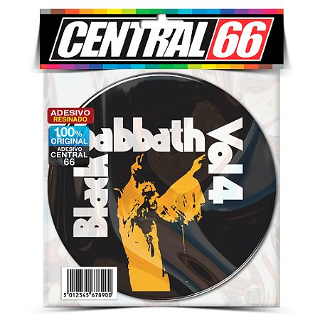 Adesivo Resinado Redondo Black Sabbath - Vol.4