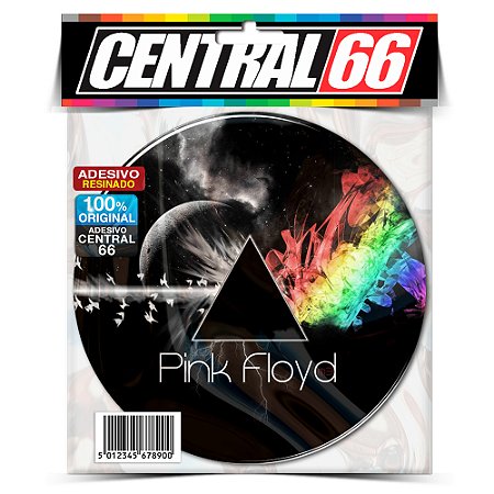 Adesivo Resinado Redondo Pink Floyd - M02 Fumaças