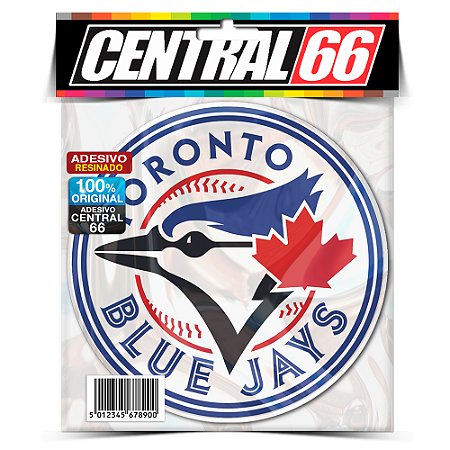 Adesivo Resinado Redondo Time - Blue Jays Toronto