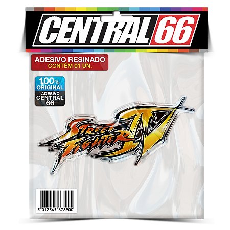 Adesivo Resinado Street Fighter - Logo IV