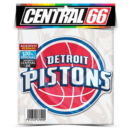 Adesivo Resinado Time - Detroit Pistons